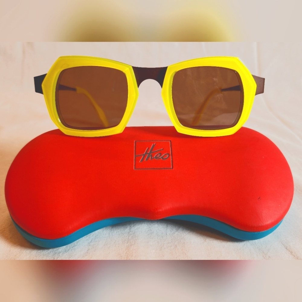 Theo Sunglasses Neon Yellow